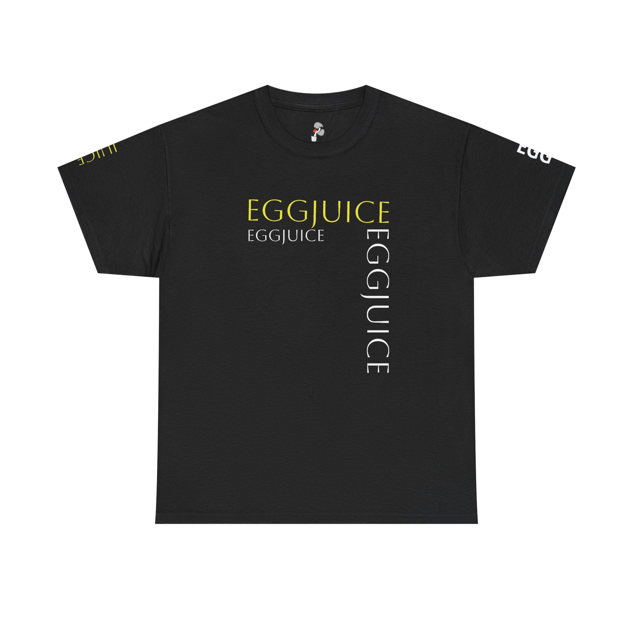 Eggjuice Graphic Tee — Retro Minimalist Egg & Glass Design