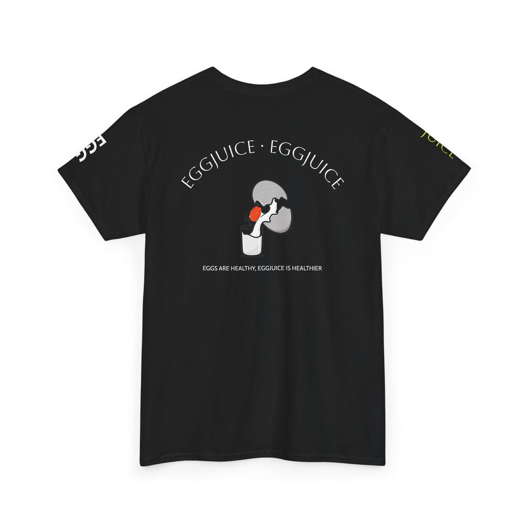 Eggjuice Graphic Tee — Retro Minimalist Egg & Glass Design