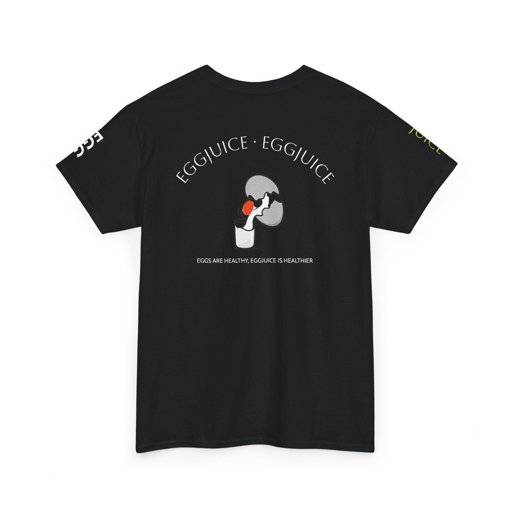 Eggjuice Graphic Tee — Retro Minimalist Egg & Glass Design