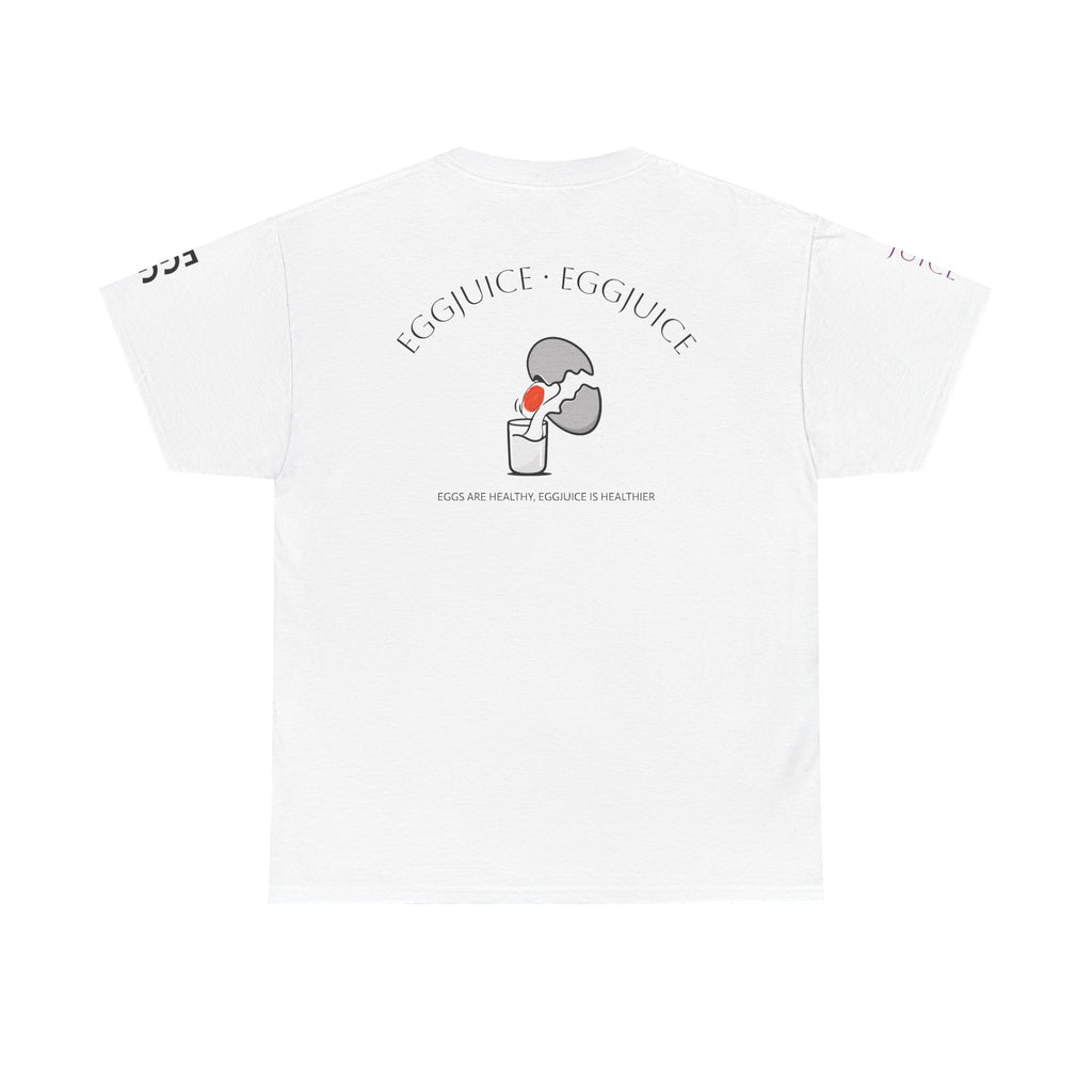 Eggjuice Graphic Tee — Retro Minimalist Egg & Glass Design