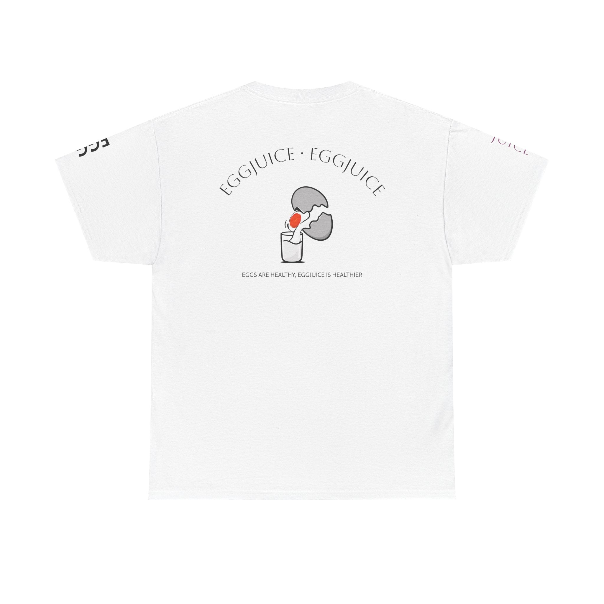 Eggjuice Graphic Tee — Retro Minimalist Egg & Glass Design