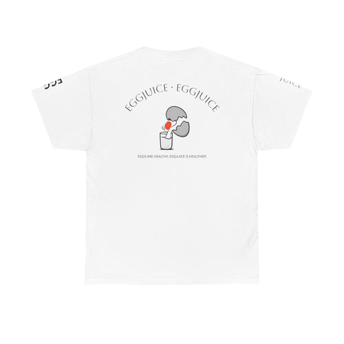 Eggjuice Graphic Tee — Retro Minimalist Egg & Glass Design