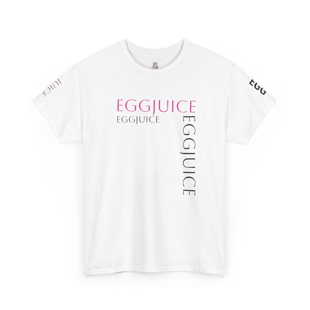 Eggjuice Graphic Tee — Retro Minimalist Egg & Glass Design