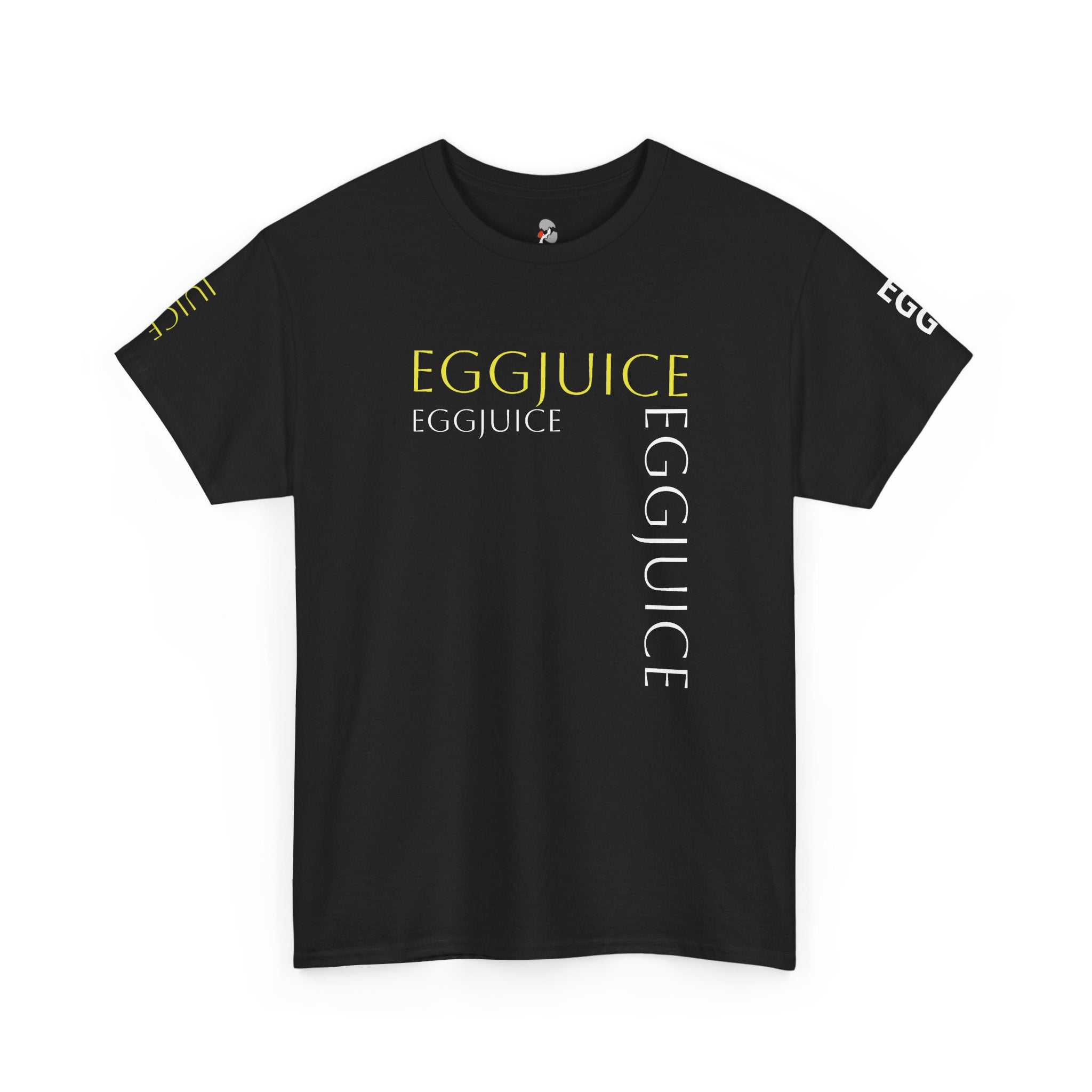 Eggjuice Graphic Tee — Retro Minimalist Egg & Glass Design