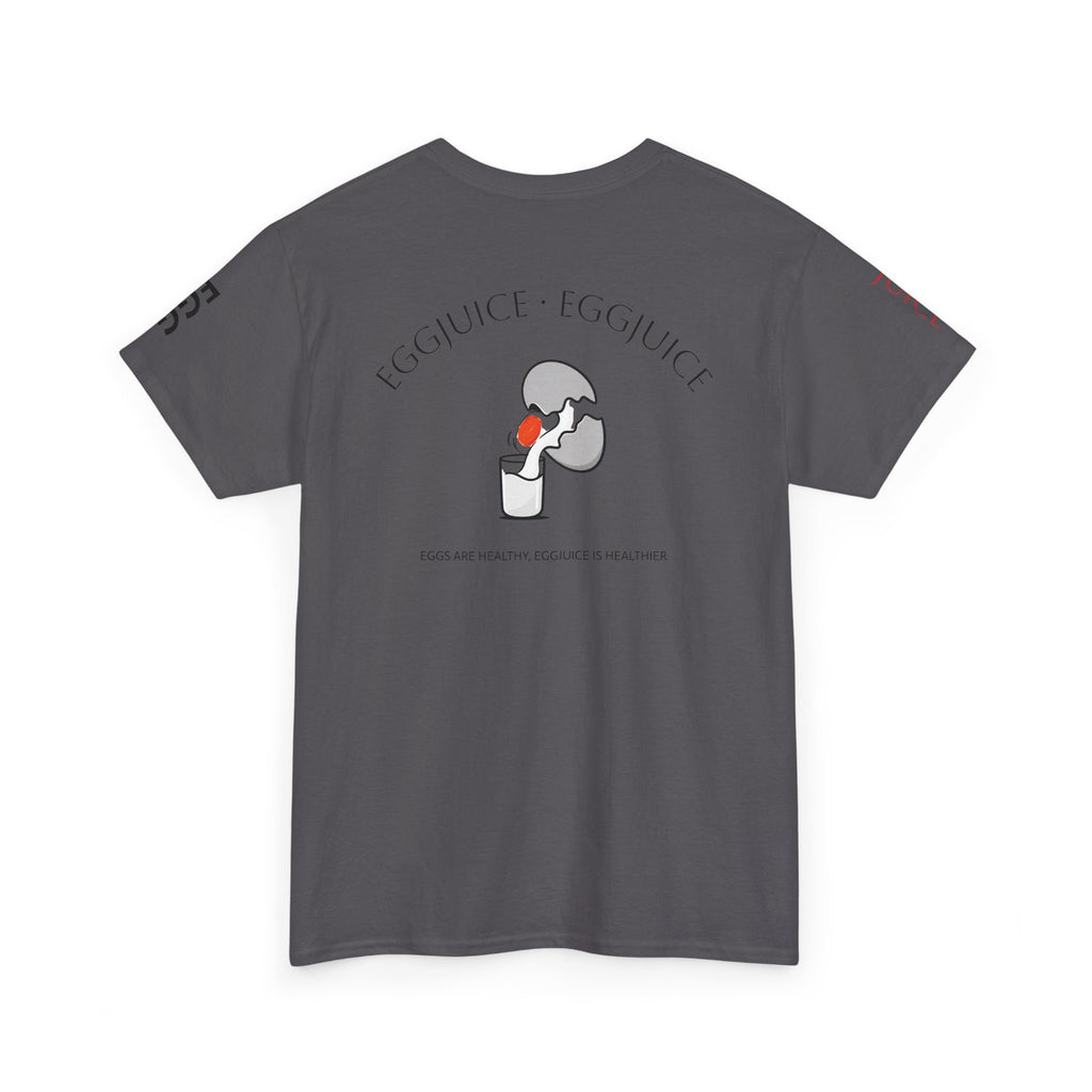 Eggjuice Graphic Tee — Retro Minimalist Egg & Glass Design