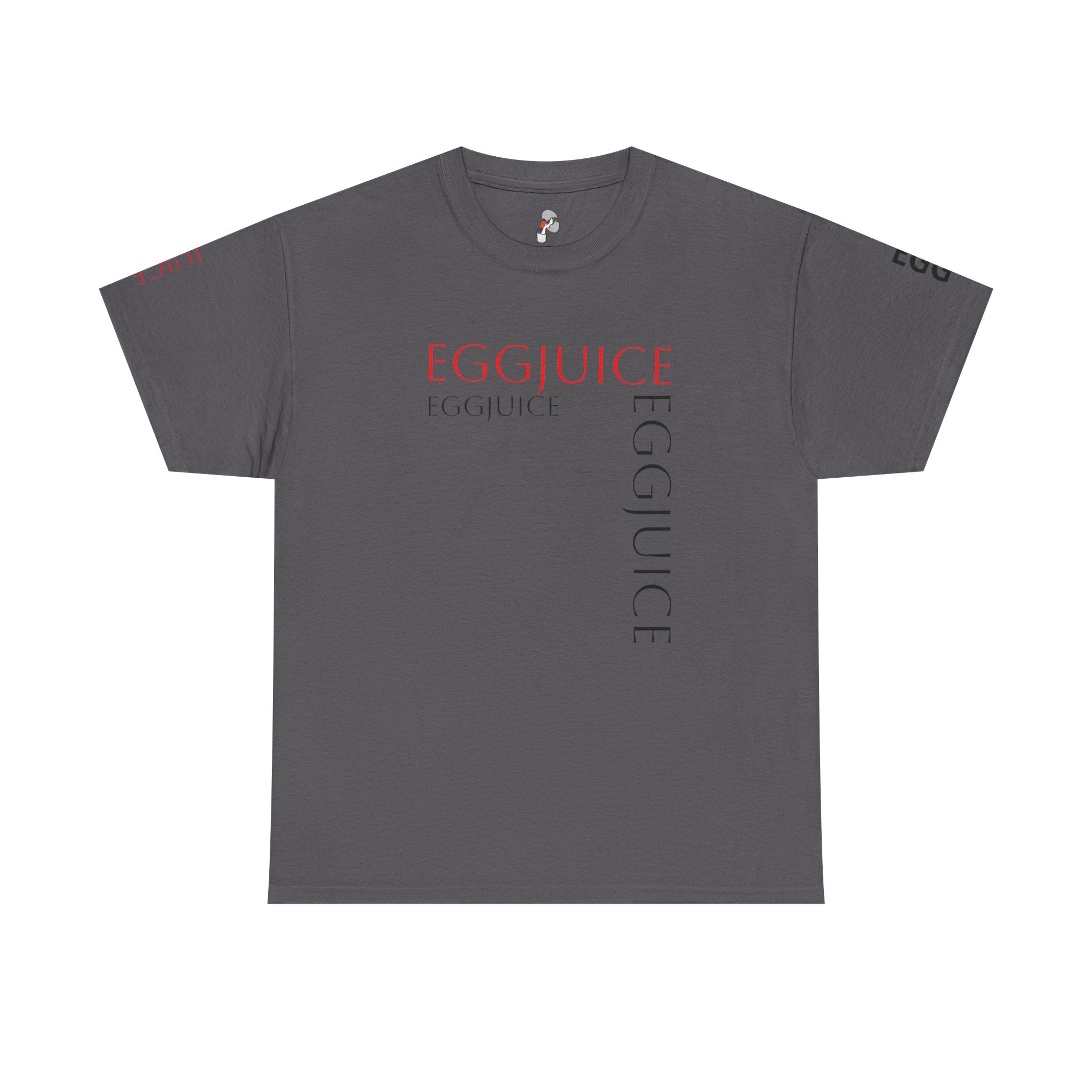 Eggjuice Graphic Tee — Retro Minimalist Egg & Glass Design